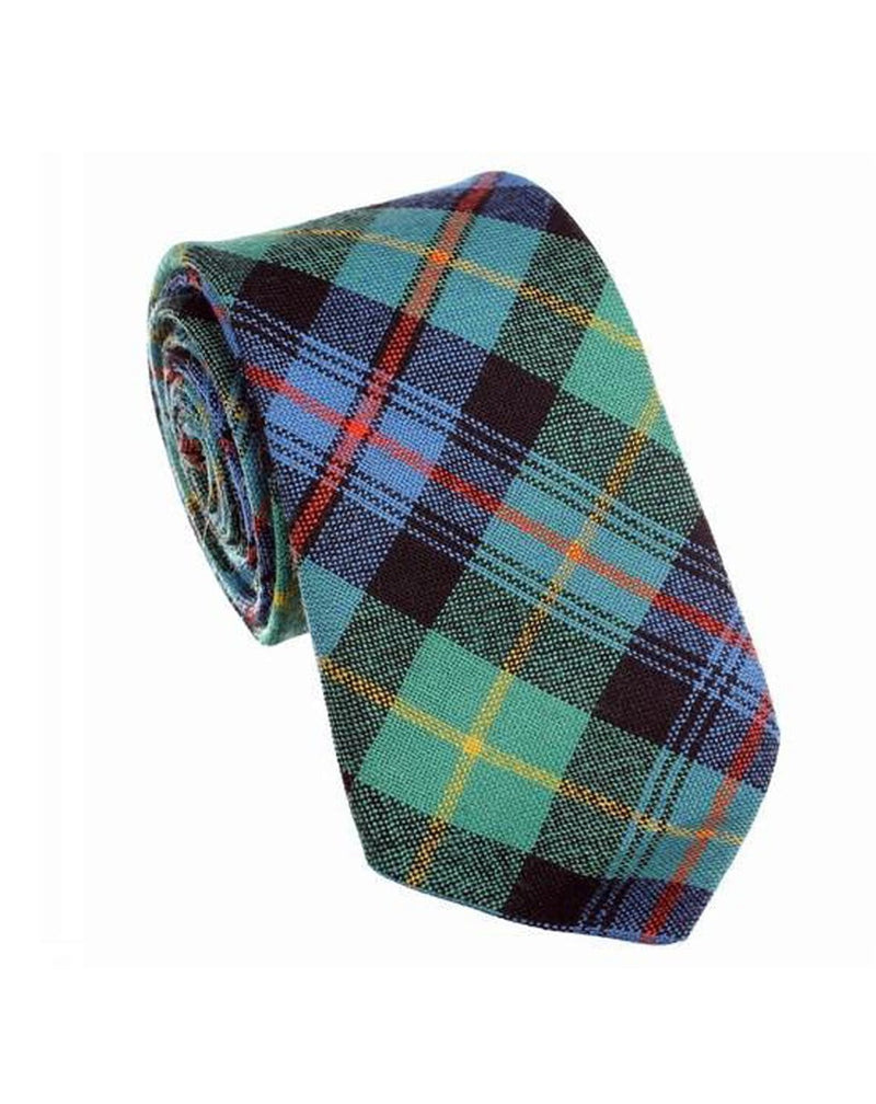 100% Wool Tartan Neck Tie - Farquharson Ancient