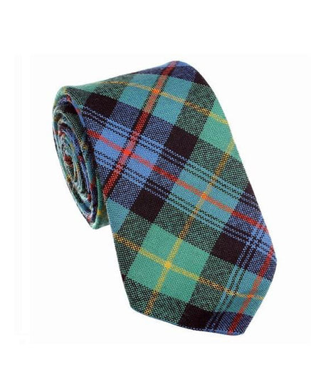 100% Wool Tartan Neck Tie - Farquharson Ancient