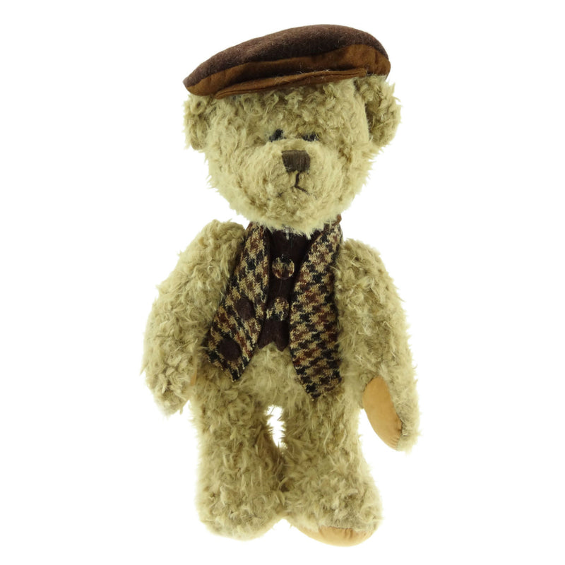 35cm Teddy Bear with Harris Tweed Clothing - 3 Colours
