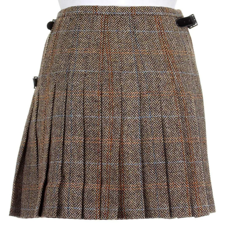 Women s Harris Tweed Kilt Bronwyn Style Hamish Scotland Kilt Co