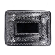 Celtic Knot Belt Buckle - Chrome Finish