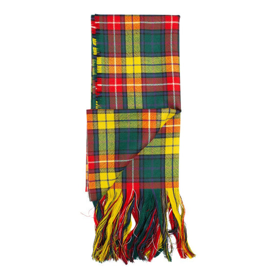 Women's 100% Wool Tartan Stole - Buchanan Modern