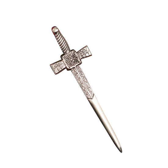 Highland Broadsword Kilt Pin - Antique Finish