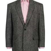 Men's Classic Fit Harris Tweed Wool Blazer Jacket - Laxdale