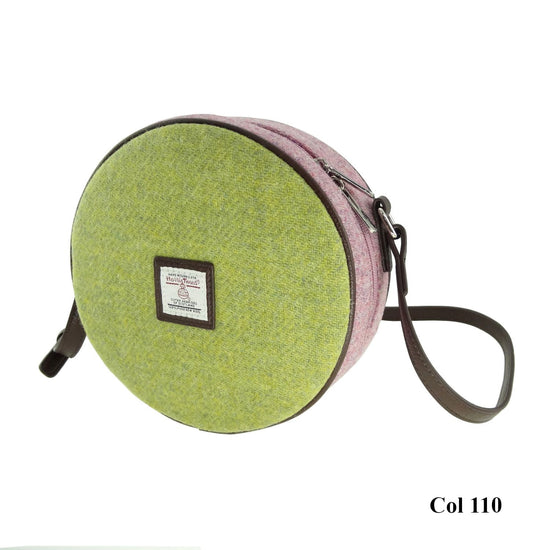 Harris Tweed Bannock Round Bag - 4 Colours