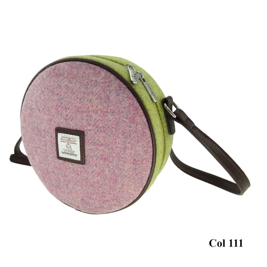 Harris Tweed Bannock Round Bag - 4 Colours