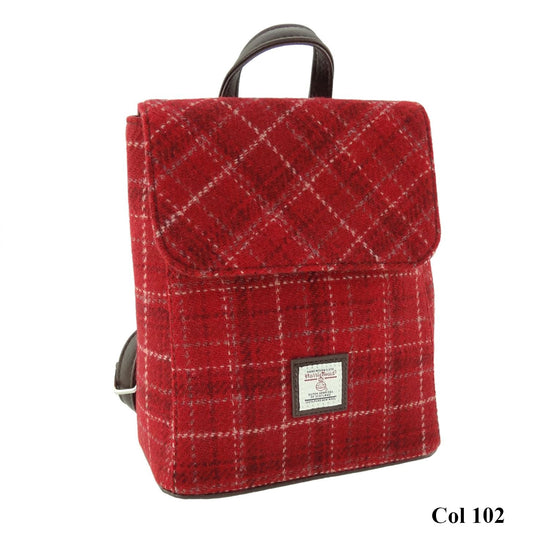 Harris Tweed Mini Backpack Tummel - 4 Colours