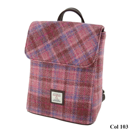 Harris Tweed Mini Backpack Tummel - 4 Colours