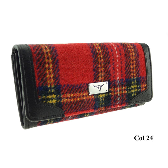 Harris Tweed Long Wallet - Bute - 6 Colours