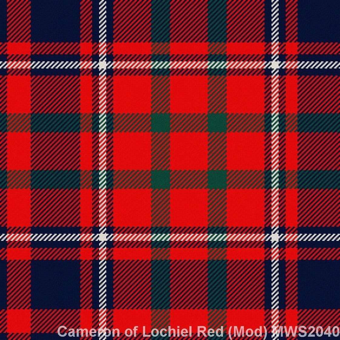 Cameron of Lochiel Red Modern