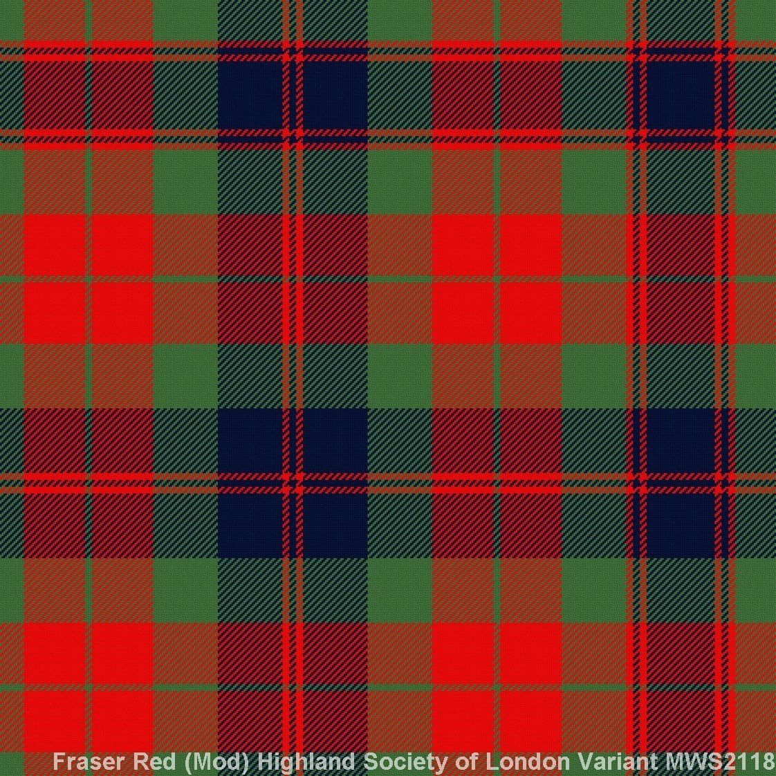 Fraser Red Modern - Highland Society of London Variant