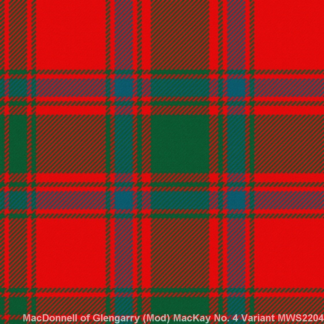 MacDonnel of Glengarry Modern – MacKay No4 Variant
