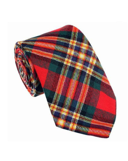 100% Wool Tartan Neck Tie - MacGill Modern