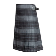 Men's Kilt, 8 Yard Polyviscose - Grey Highlander