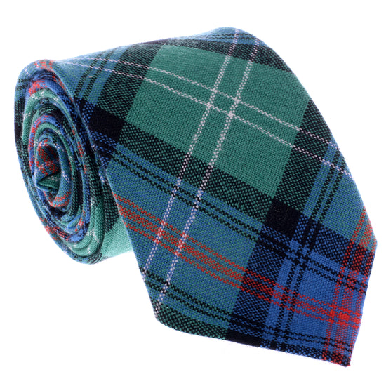 100% Wool Tartan Neck Tie - Sutherland Old Ancient
