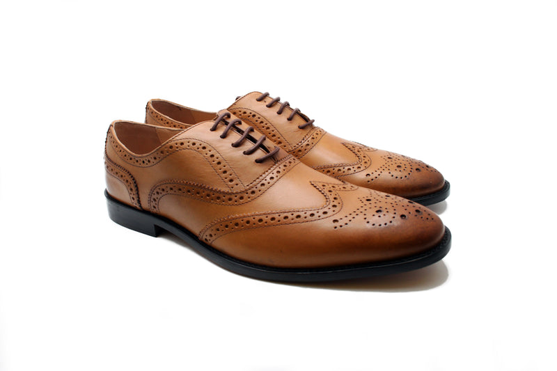 Luxury Day Brogues - Tan - CLEARANCE