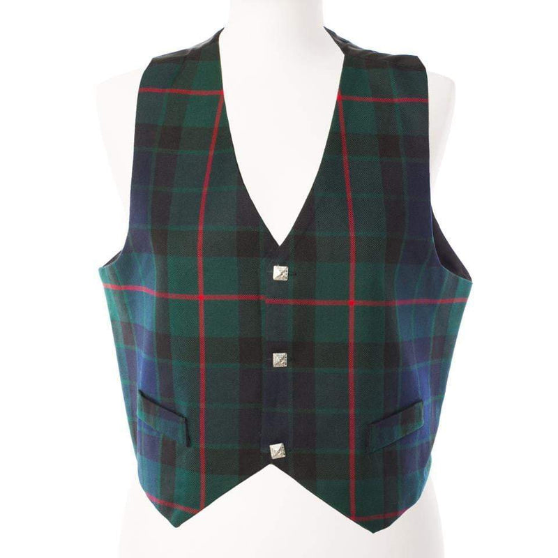 Gents Polyviscose Tartan Waistcoat - 5 Tartans - CLEARANCE