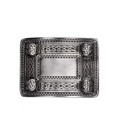 Celtic Knot Belt Buckle - Antique Finish