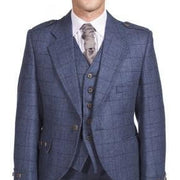 Luxury Argyle Tweed Kilt Jacket & 5 Button Waistcoat Made to Order