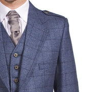 Luxury Argyle Tweed Kilt Jacket & 5 Button Waistcoat Made to Order