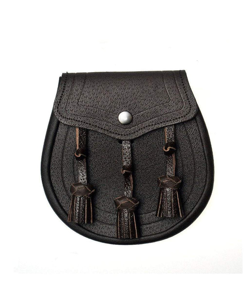 Dark Brown Classic Design Leather Sporran