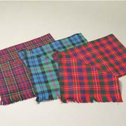 100% Wool Lochcarron Reiver Tartan Scarf, Made to Order in 500 Tartans