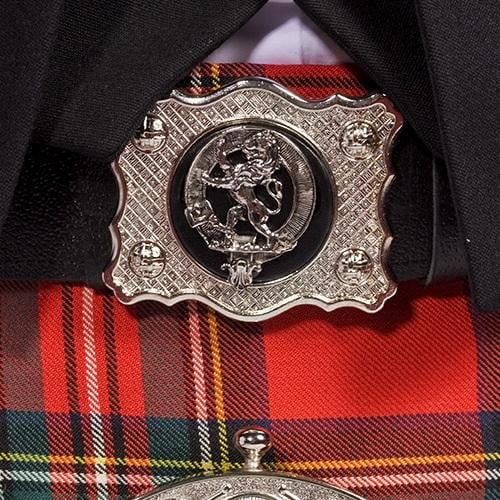 The Clansman Prince Charlie Jacket Full Dress Clan Crested Heavyweight Kilt Outfit