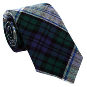 100% Wool Tartan Neck Tie - Black Watch Modern Dress