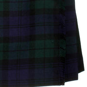 Girls Polyviscose Kilt, Black Watch