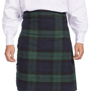 Men's Kilt, 8 Yard Polyviscose - Black Watch Modern