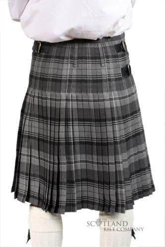 Men's Kilt, 8 Yard Polyviscose - Hamilton Grey