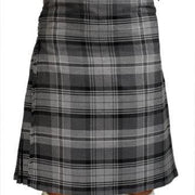 Men's Kilt, 8 Yard Polyviscose - Hamilton Grey