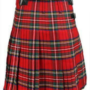 Men's Kilt, 8 Yard Polyviscose - Royal Stewart Modern