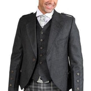 Luxury Crail Tweed Kilt Jacket & 5 Button Waistcoat, Made to Order