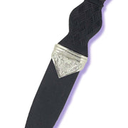 Nevis Thistle Design Sgian Dubh with Stone Top