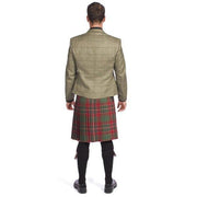 Luxury Tweed Estate Jacket Outfit with 8 yd Heavyweight Kilt Made to Order