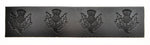Embossed Thistle Velcro Kilt Belt