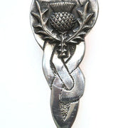 Pewter Large Thistle Design Kilt Pin