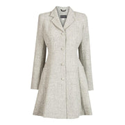 Women's Harris Tweed Coat - Light Grey Zoe - CLEARANCE