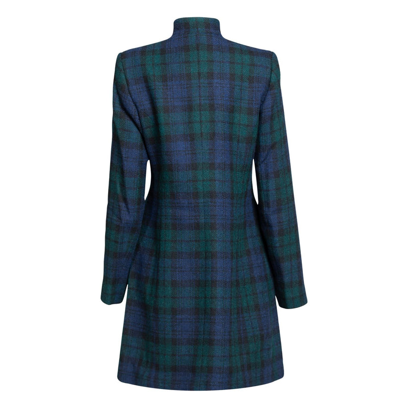 Women s Harris Tweed Jacket Lucy Black Watch CLEARANCE