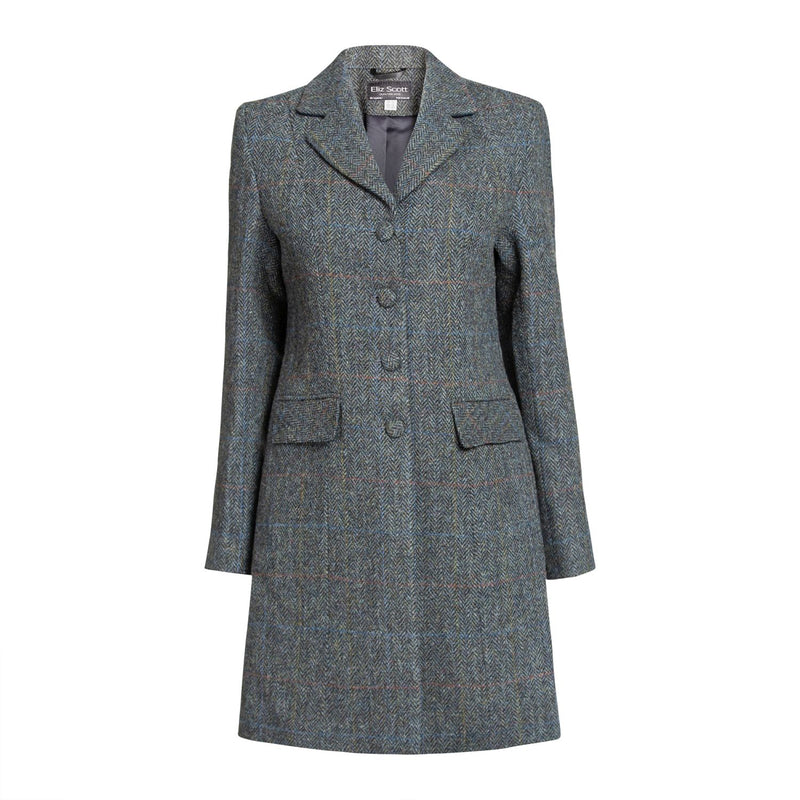 Grey tweed cheap coat womens