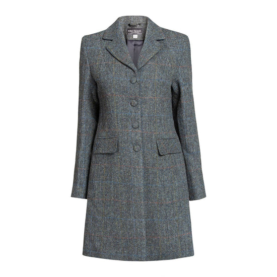 Women's Harris Tweed Jacket - Sophie - Grey Herringbone