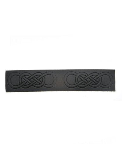 Embossed Celtic Link Velcro Kilt Belt