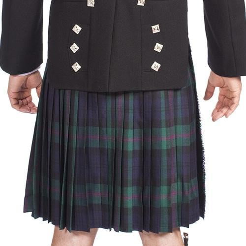 Men's 8 Yard Kilt - House of Edgar 16oz Heavyweight Wool Nevis Stain Resistant Tartan - Made To Order