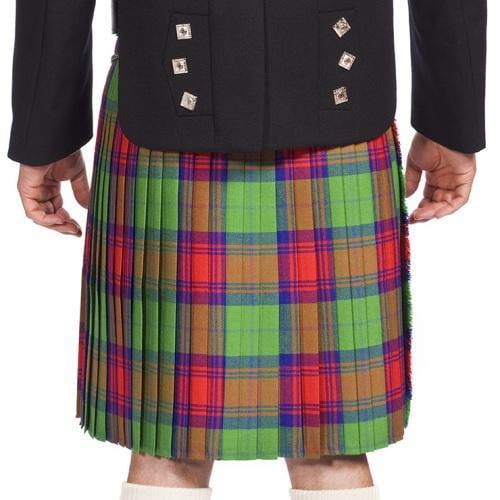 Men's 8 Yard Kilt - 13oz House of Edgar Wool Mediumweight Old And Rare Tartan - Made To Order