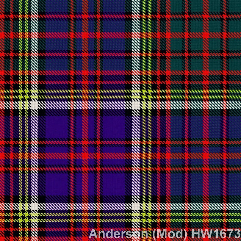 Tartan Swatch - 16oz House of Edgar Material