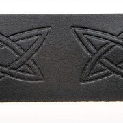 Embossed Oval Velcro Kilt Belt