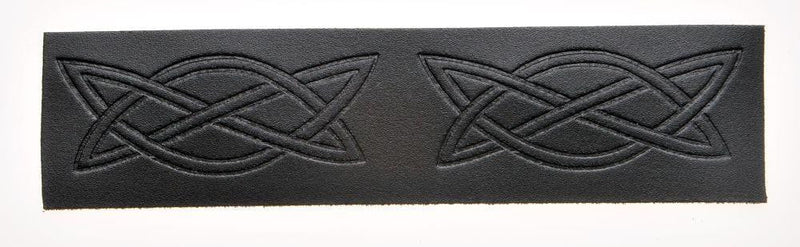 Embossed Oval Velcro Kilt Belt