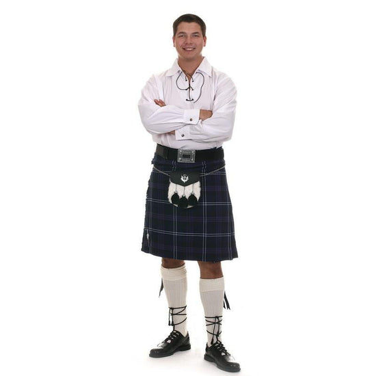 Casual Kilt Outfit, 10 Piece Package with Day Sporran