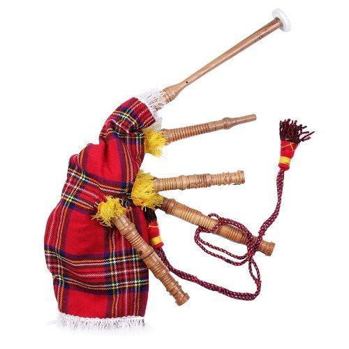 Junior Royal Stewart Tartan Bagpipes
